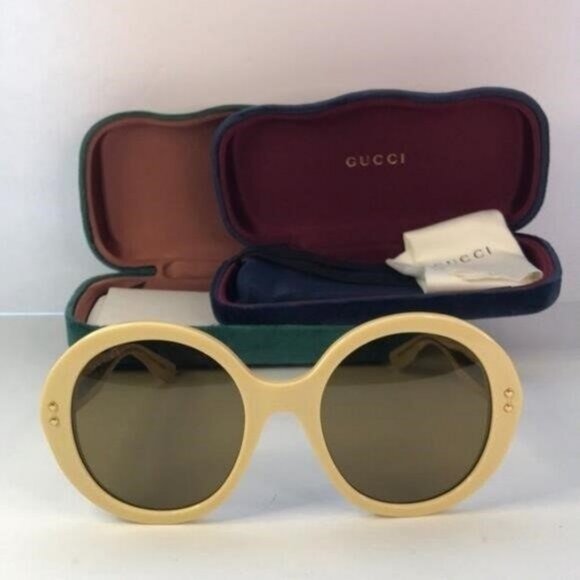 💯 Oginal New GUCCIGG1081S Round-Frame Acetate Sunglasses - Picture 8 of 12